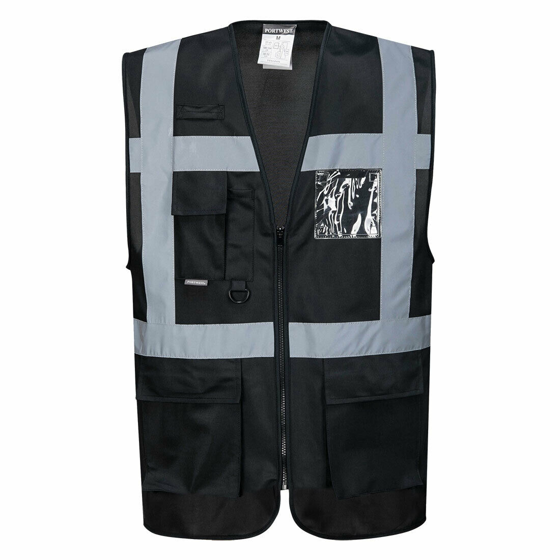 Portwest Uf476 Iona Executive Safety Lightweight Zip Vest With Reflective Tape