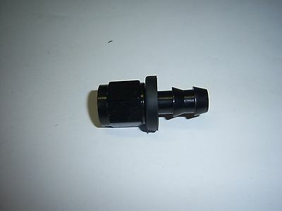 10an Female Swivel To 5/8 Hose Barb Fuel Adapter Black