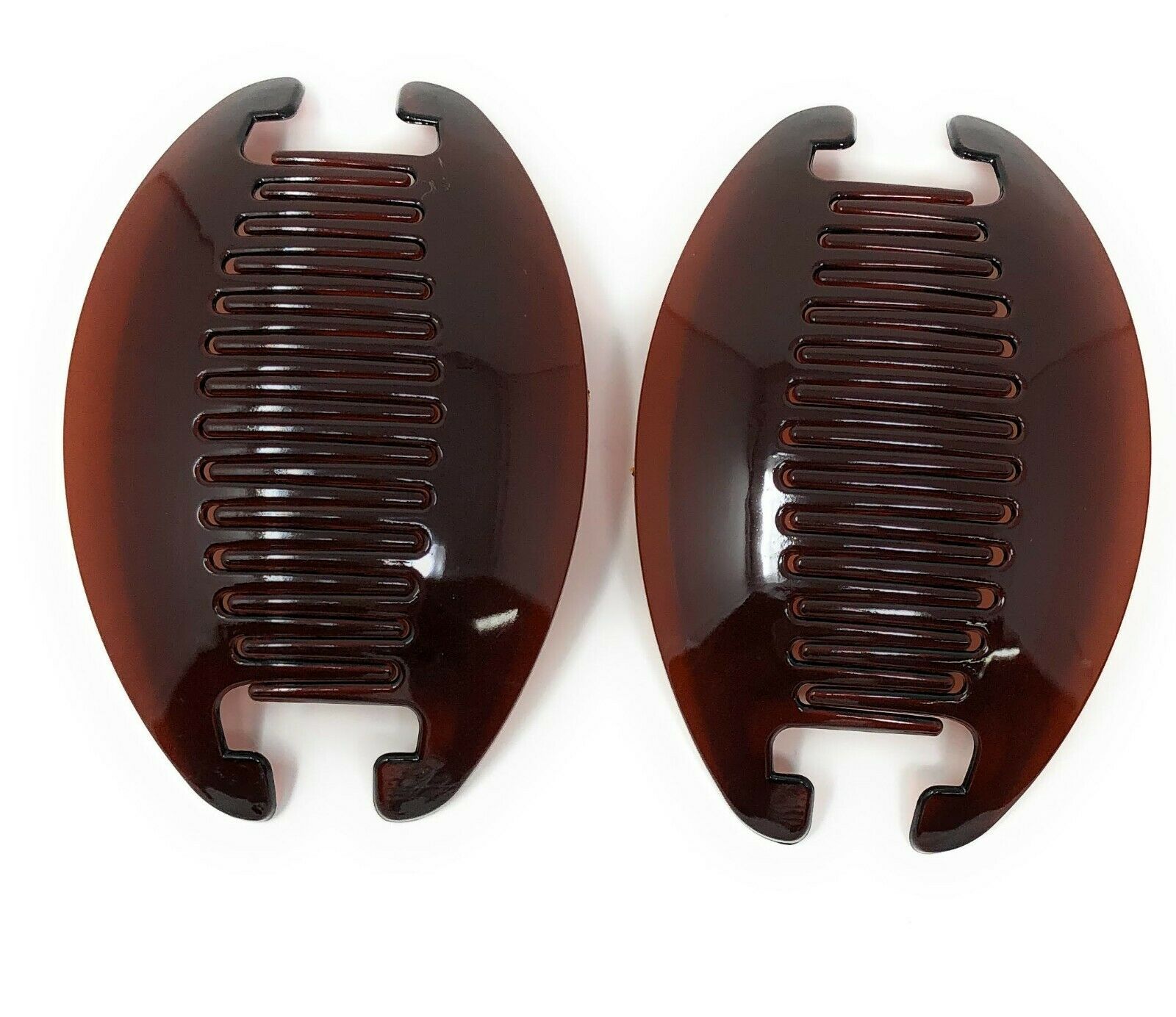 2 Set Jumbo Banana Comb Clip Thick Hair Riser Claw Interlocking Jaw Extra .